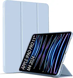 Чехол для планшета BeCover Tri Fold Soft TPU Silicone для Apple iPad Air 4 11" M4 2024 Light Blue (711748) - фото Чехол для планшета BeCover Tri Fold Soft TPU Silicone для Apple iPad Air 4 11" M4 2024 Light Blue (711748)