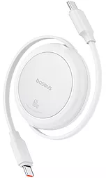 Кабель Baseus Free2Pull Mini USB Type-C - Type-C 60w 3a 1м PD cable White (P10364500211-01)
