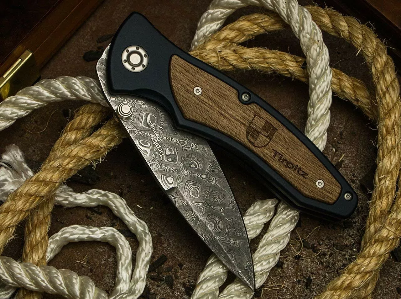 Нож Boker Tirpitz Damascus (110190DAM) - фото 3
