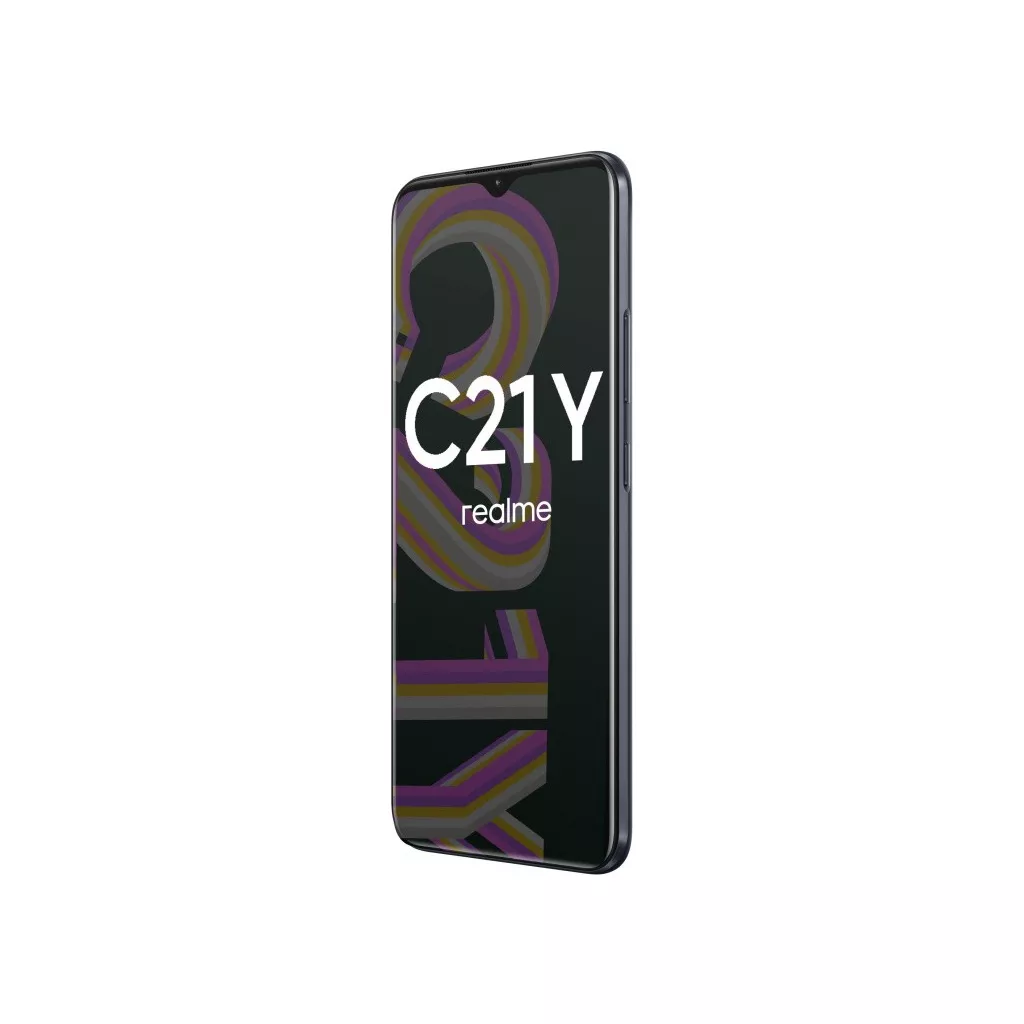 Смартфон Realme C21Y 4/64Gb NFC Cross Black - фото 2