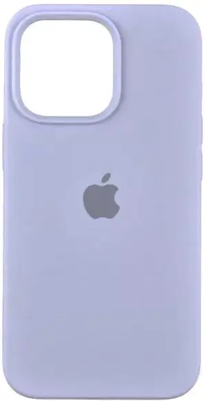 Чехол Silicone Case Full для Apple iPhone 15 Pro Light Purple - фото 1