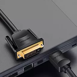 Видеокабель Vention HDMI - DVI-D(24+1) 1080p 60hz 1.5m black (ABFBG) - миниатюра 6