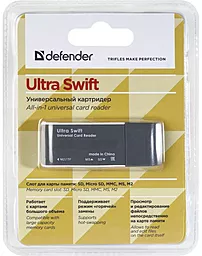 Кардридер Defender Card reader Ultra Swift USB 2.0 (83260) - миниатюра 3