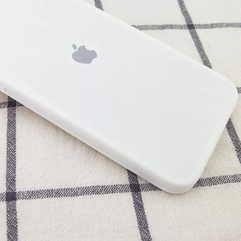 Чехол Silicone Case Full Camera Square для Apple iPhone 11 Pro White - фото 3