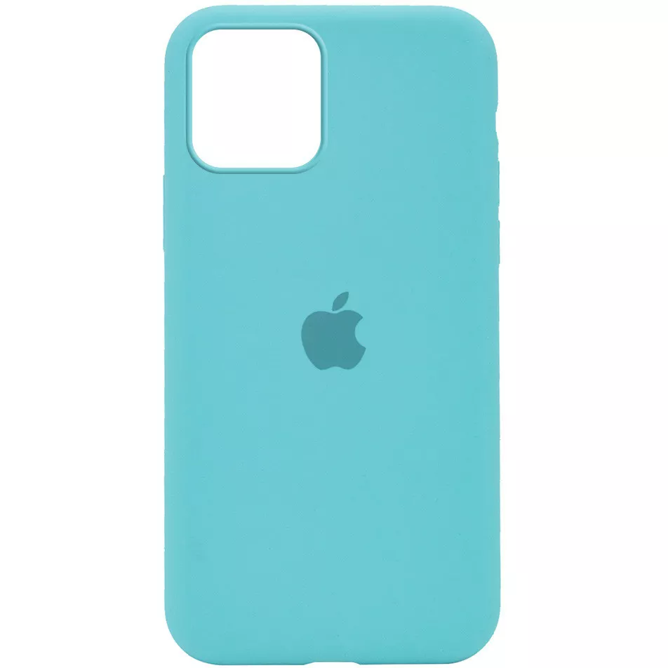 Чехол Silicone Case Full для Apple iPhone 12, iPhone 12 Pro Turquoise - фото 1