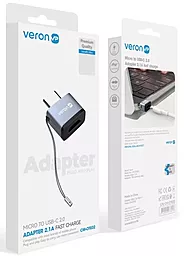 Адаптер-переходник Veron CM-OT032 Type-C -> micro USB Gray - миниатюра 5 Адаптер-переходник Veron CM-OT032 Type-C -> micro USB Gray - миниатюра 5