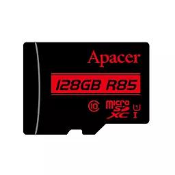 Карта пам'яті Apacer microSDXC 128GB Class 10 UHS-I U1 + SD-адаптер (AP128GMCSX10U5-R) - мініатюра 2