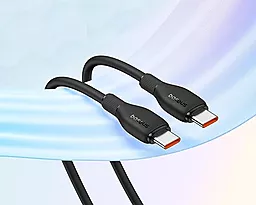 USB PD Кабель Baseus Pudding Series 100w 5a 2m USB Type-C - Type-C cable black (P10355702111-01) - мініатюра 6