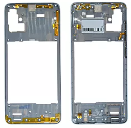 Рамка корпуса Samsung Galaxy A51 A515 Silver - фото Рамка корпуса Samsung Galaxy A51 A515 Silver