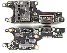 Нижня плата Huawei Honor 50 з роз'ємом зарядки, SIM-карти та мікрофоном