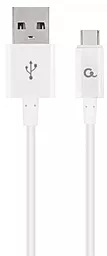 Кабель Cablexpert USB-A - Type-C 12w 2.4a 1м cable White (CC-USB2P-AMCM-1M-W) - фото Кабель Cablexpert USB-A - Type-C 12w 2.4a 1м cable White (CC-USB2P-AMCM-1M-W)