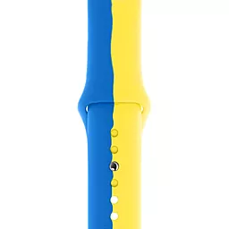 Ремінець Apple Watch Sport Band 38/40/41mm Blue/Yellow