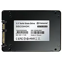 Накопичувач SSD Transcend 340K Premium 64 GB (TS64GSSD340K) - мініатюра 4