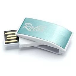 Флешка Verico USB 8Gb Rotor Clip (VR14-08GBL1G) SkyBlue - фото Флешка Verico USB 8Gb Rotor Clip (VR14-08GBL1G) SkyBlue