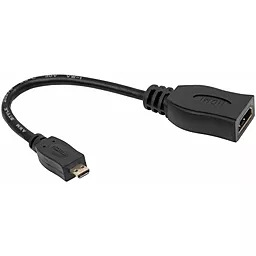 Видео переходник (адаптер) microHDMI(M)-HDMI(F), 0.08 м (87301) Defender - фото Видео переходник (адаптер) microHDMI(M)-HDMI(F), 0.08 м (87301) Defender