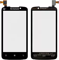 Сенсор (тачскрин) Lenovo A670, A670T Black - фото Сенсор (тачскрин) Lenovo A670, A670T Black