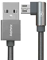 Кабель Remax Ranger USB-A - micro USB 12w 2.4a 1м cable Gray (RC-119m) - фото Кабель Remax Ranger USB-A - micro USB 12w 2.4a 1м cable Gray (RC-119m)