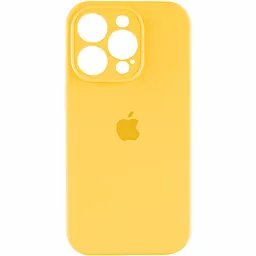 Чехол Silicone Case Full Camera for Apple IPhone 14 Pro Max Sunny Yellow