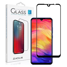 Защитное стекло ACCLAB Full Glue Xiaomi Redmi Note 7 Black (1283126509292)