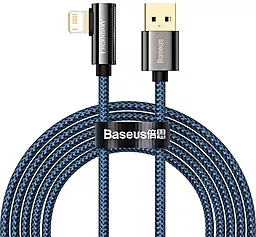 USB Кабель Baseus Legend Series Elbow Fast Charging 2.4A 2M Lightning Cable Blue (CACS000103)
