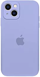 Чехол Silicone Case Full Camera для Apple iPhone 13 Lilac Cream