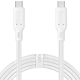 USB PD Кабель Spigen 60w 3a 1.5m USB Type-C - Type-C cable white (000CA25703)