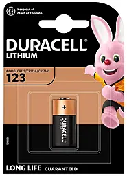 Батарейки Duracell DL123 / CR123 1шт - фото Батарейки Duracell DL123 / CR123 1шт