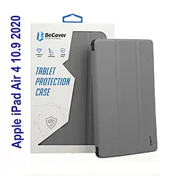 Чехол для планшета BeCover Tri Fold Soft TPU Siliconee для Apple iPad Air 4 10.9 2020/2021 Gray (706872) - фото Чехол для планшета BeCover Tri Fold Soft TPU Siliconee для Apple iPad Air 4 10.9 2020/2021 Gray (706872)