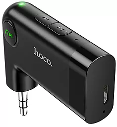Bluetooth адаптер Hoco E53 Dawn Sound in-car AUX Wireless Receiver Black - миниатюра 2