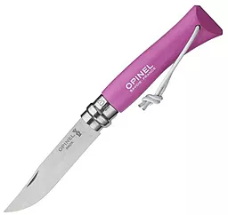 Ніж Opinel №7 Inox Trekking (001791) Pink - фото Ніж Opinel №7 Inox Trekking (001791) Pink