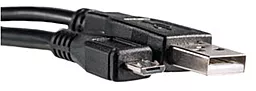 Кабель USB PowerPlant 0.5M micro USB Cable Black (KD00AS1218)