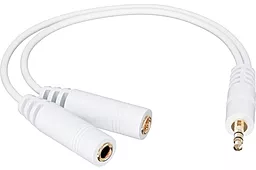 Аудио разветвитель TCOM mini Jack 3.5mm M/2xF white - миниатюра 3 Аудио разветвитель TCOM mini Jack 3.5mm M/2xF white - миниатюра 3