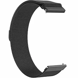 Змінний ремінець для розумного годинника BeCover Milanese Style для Samsung Galaxy Watch 5/ Watch 4 40/44mm/ Watch 42mm/Watch Active/Active 2 40/44mm/Watch 3 41mm/Gear S2 Classic/Gear Sport (20mm) Black (707671)