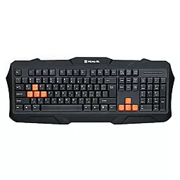 Клавіатура REAL-EL 8400 Gaming Black - фото Клавіатура REAL-EL 8400 Gaming Black