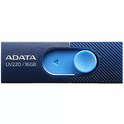 Флешка ADATA UV220 16GB USB 2.0 (AUV220-16G-RBLNV) Blue - фото Флешка ADATA UV220 16GB USB 2.0 (AUV220-16G-RBLNV) Blue