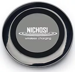 Бездротовий (індукційний) зарядний пристрій NICHOSI Qi Wireless Charger Pad PN920 LED Black