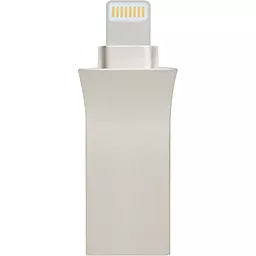 Флешка Transcend 64GB JetDrive Go 500 Silver USB 3.1/Lightning (TS64GJDG500S) - фото Флешка Transcend 64GB JetDrive Go 500 Silver USB 3.1/Lightning (TS64GJDG500S)