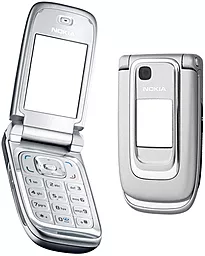 Корпус для Nokia 6131 з клавіатурою Silver