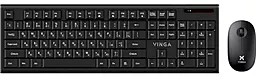 Комплект (клавиатура+мышка) Vinga KBSW-120 Black - миниатюра 3