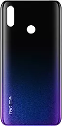 Задняя крышка корпуса Realme 3 Original Black-Blue - фото Задняя крышка корпуса Realme 3 Original Black-Blue
