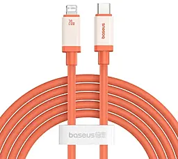 Кабель Baseus 0 Series USB Type-C - Lightning 20w 3a 2м PD cable Orange (P10368802731-01) - фото Кабель Baseus 0 Series USB Type-C - Lightning 20w 3a 2м PD cable Orange (P10368802731-01)
