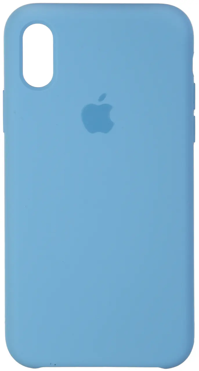 Чехол Silicone Case для Apple iPhone X, iPhone XS Cornflower - фото 1
