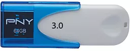 Флешка PNY 64 GB Attache 4 USB 3.0 (FD64GATT430-EF) Blue