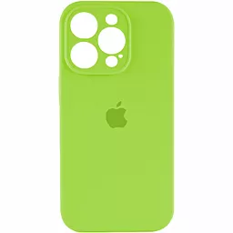 {"ru": "Чехол", "uk": "Чохол"} Silicone Case Full Camera для Apple iPhone 14 Pro Max  Shiny Green
