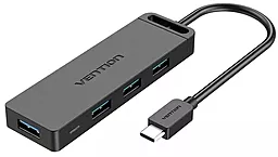 USB Type-C хаб Vention 4-in-1 black (TGKBD)