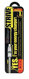 Універсальний кабель Remax Strive 2-in-1 USB-A to Lightning/micro USB 12w 2.4a 1м cable Black (RC-042t) - мініатюра 3 Універсальний кабель Remax Strive 2-in-1 USB-A to Lightning/micro USB 12w 2.4a 1м cable Black (RC-042t) - мініатюра 3