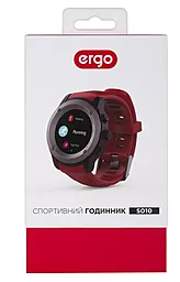 Смарт-часы Ergo Sport GPS HR Watch S010 Red - миниатюра 8