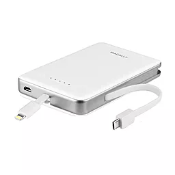 Повербанк Macally MBP52L 5200mAh with Lightning connector for iPhone and iPod White