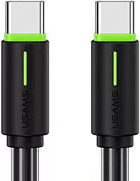 Кабель Usams USB Type-C - Type-C 60w 3a 1м PD cable Black (US-SJ734)
