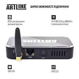 Смарт приставка Artline TvBox KMX3 - миниатюра 5 Смарт приставка Artline TvBox KMX3 - миниатюра 5
